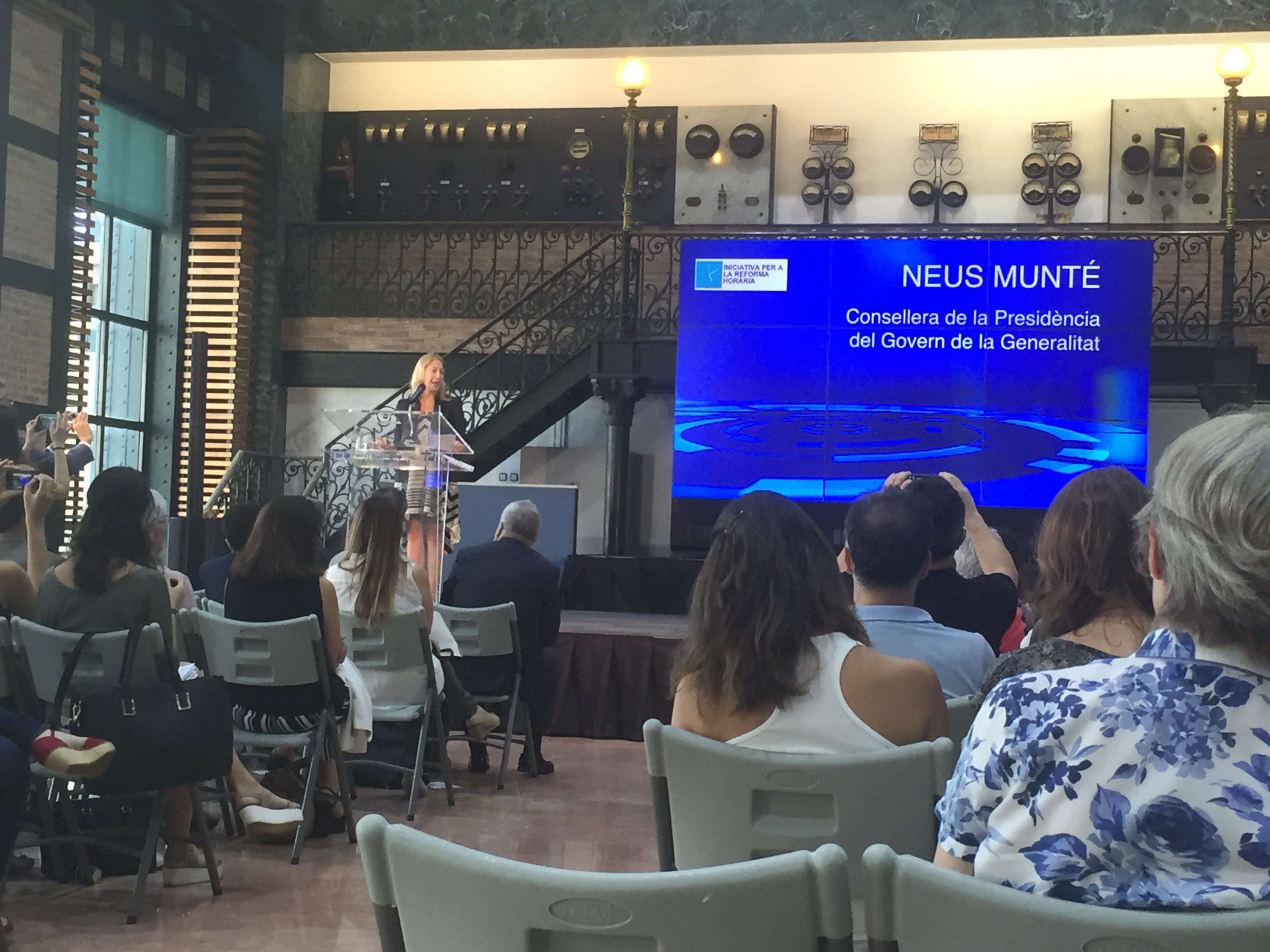 El president del COOOC assisteix a la presentació de l’Anuari 2015 de la Iniciativa per a la Reforma Horària